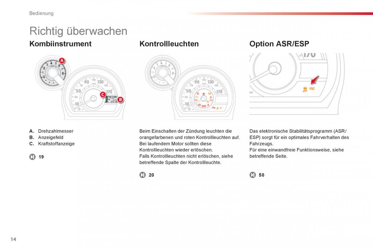 Citroen C1 I 1 Handbuch / page 16