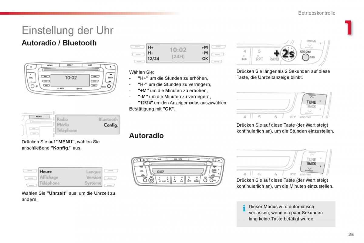 Citroen C1 I 1 Handbuch / page 27