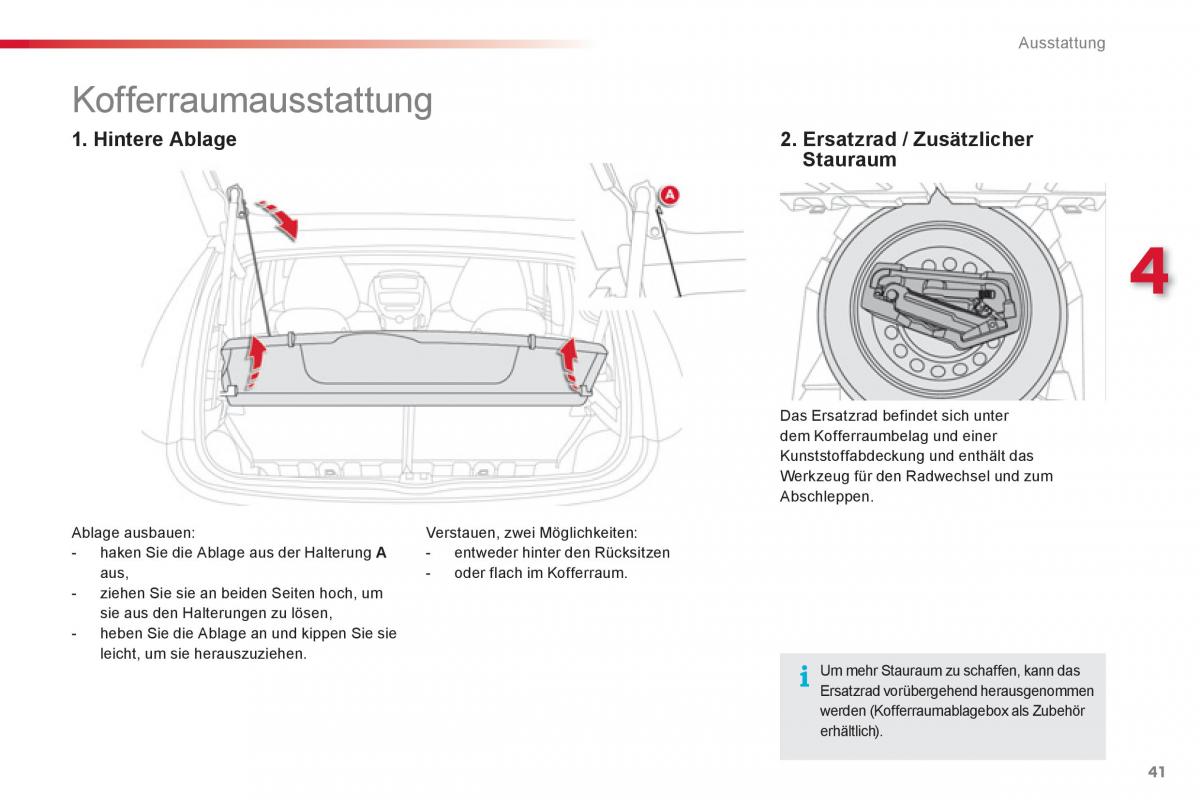 Citroen C1 I 1 Handbuch / page 43