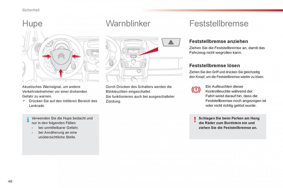 Citroen C1 I 1 Handbuch / page 50