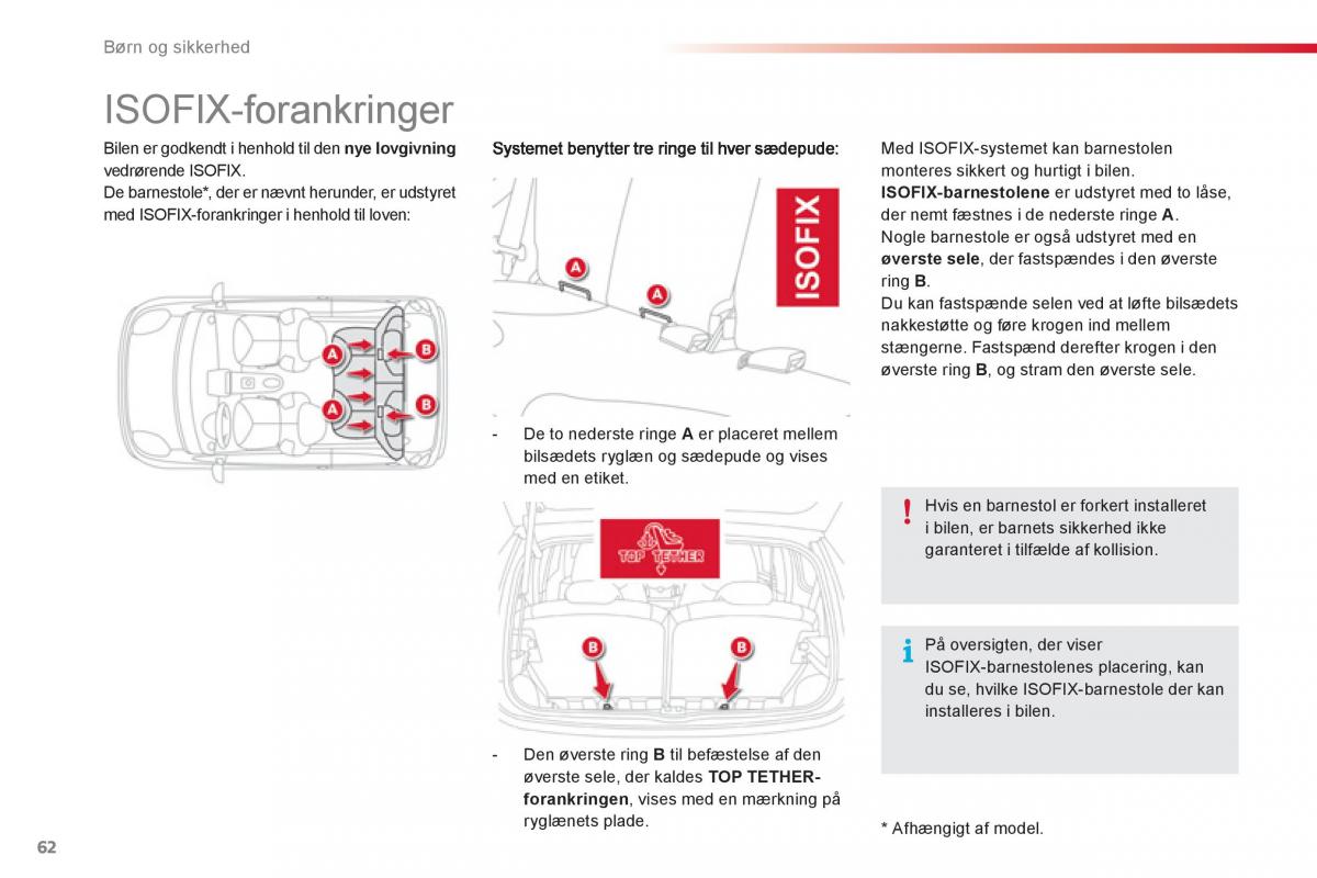 Citroen C1 I 1 Bilens instruktionsbog / page 64