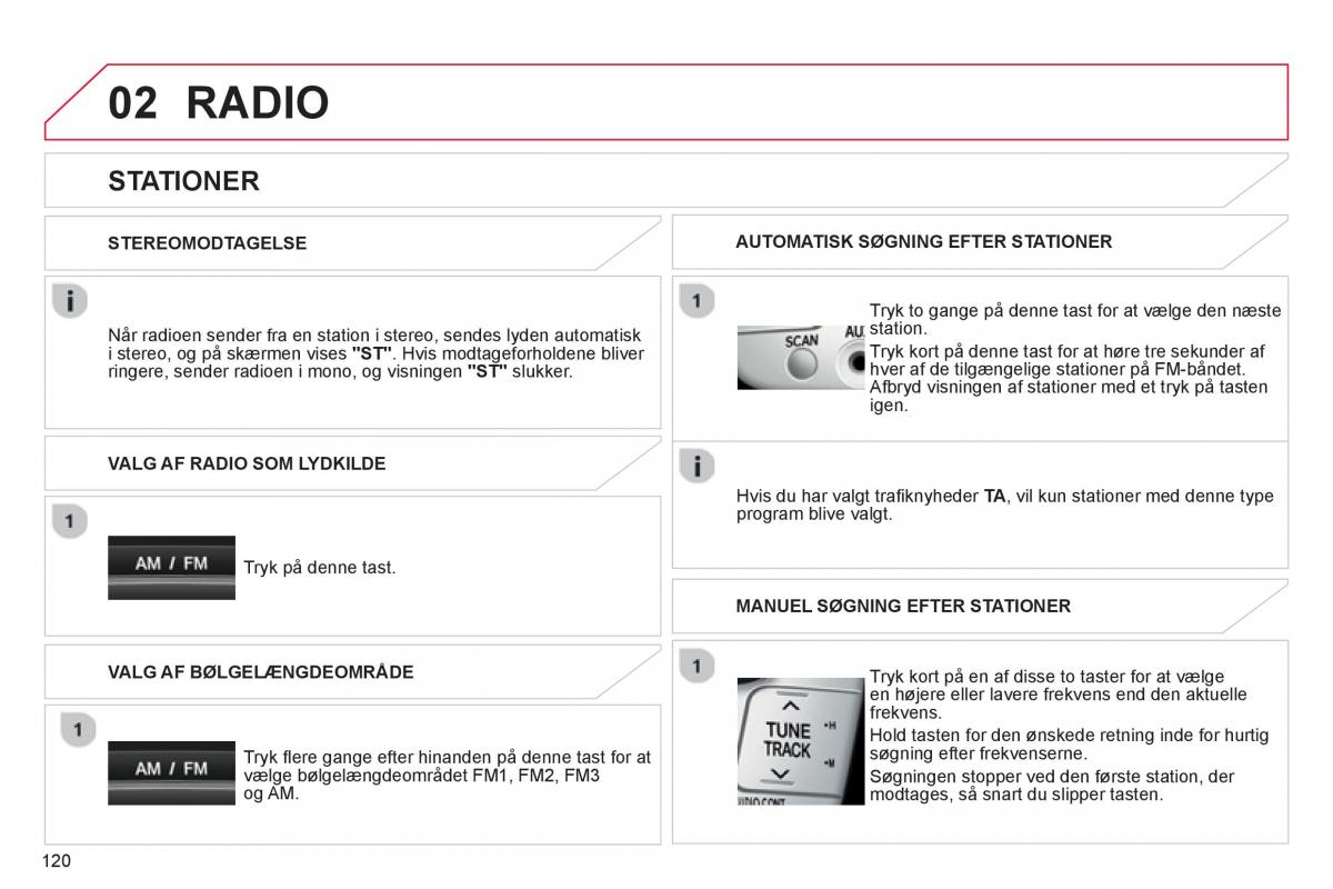 Citroen C1 I 1 Bilens instruktionsbog / page 122