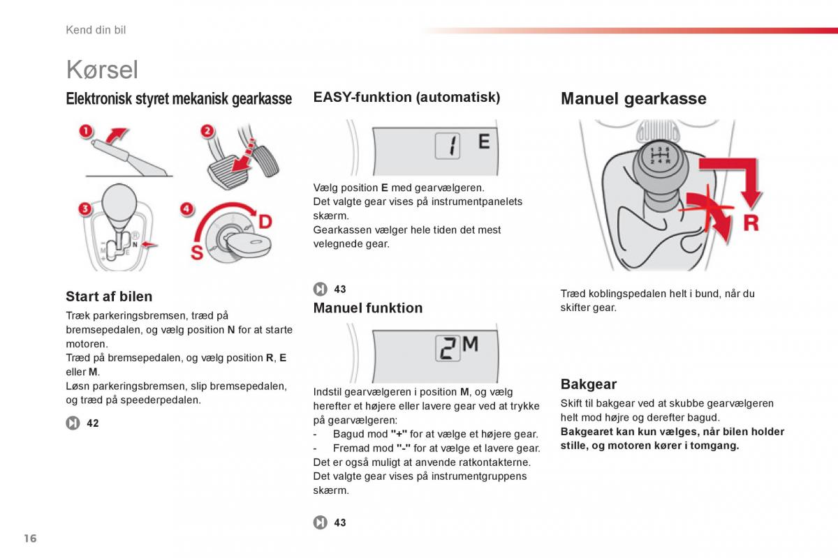 Citroen C1 I 1 Bilens instruktionsbog / page 18