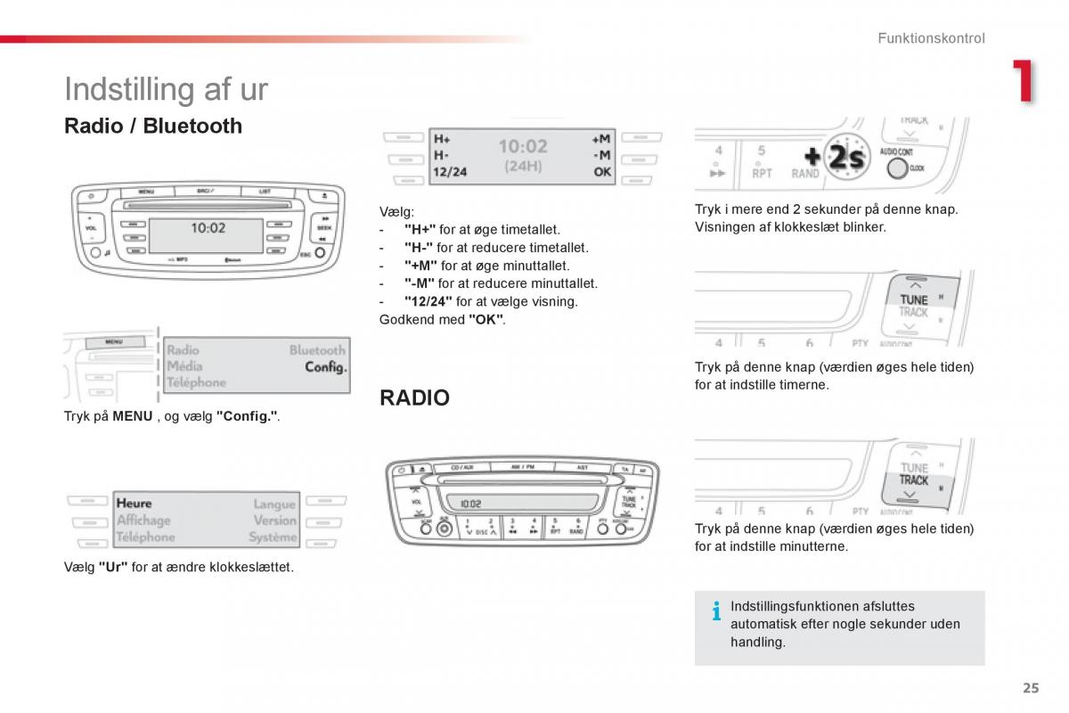 Citroen C1 I 1 Bilens instruktionsbog / page 27