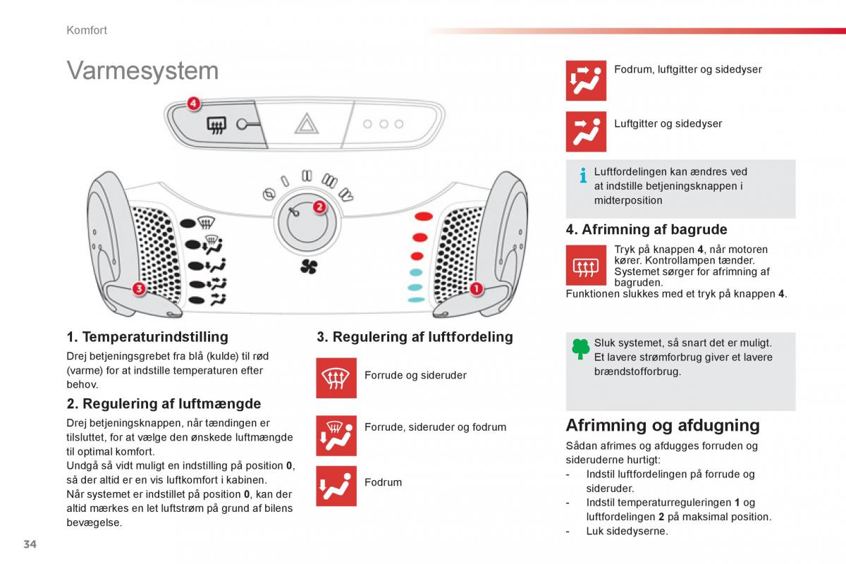 Citroen C1 I 1 Bilens instruktionsbog / page 36