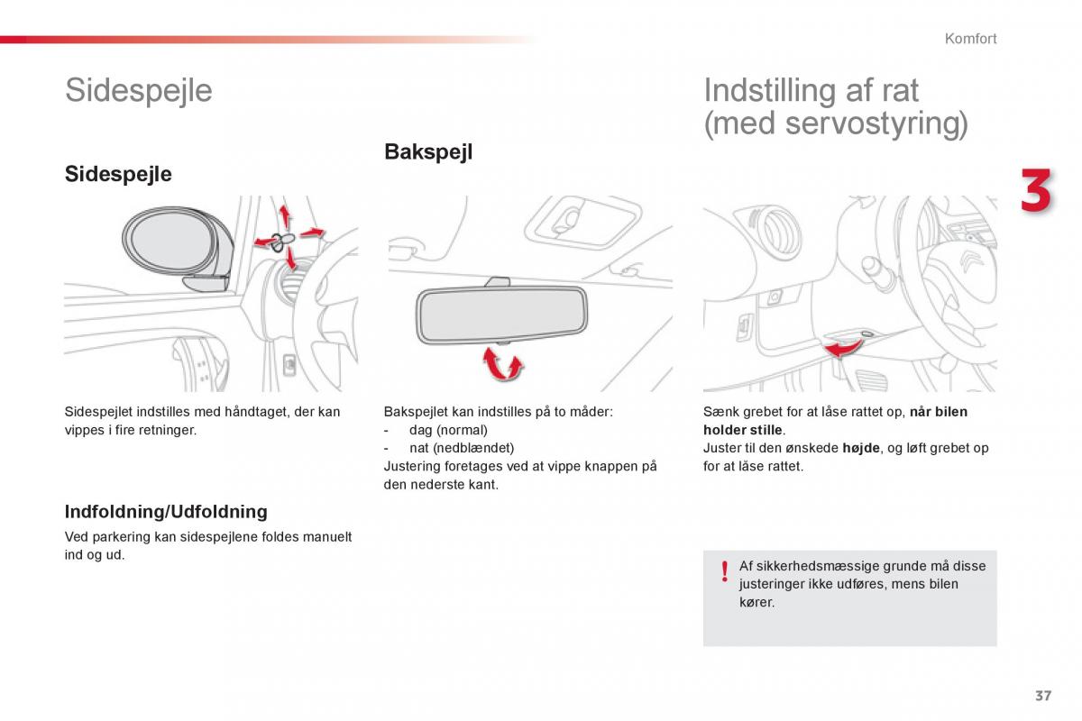 Citroen C1 I 1 Bilens instruktionsbog / page 39