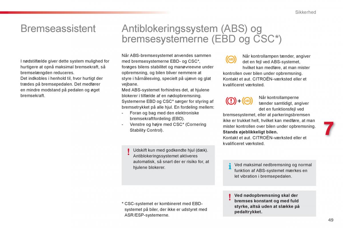 Citroen C1 I 1 Bilens instruktionsbog / page 51