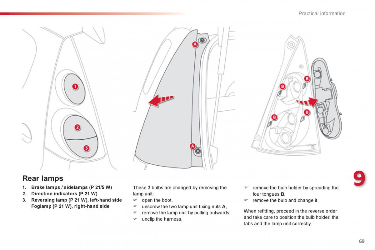 Citroen C1 I 1 owners manual / page 71