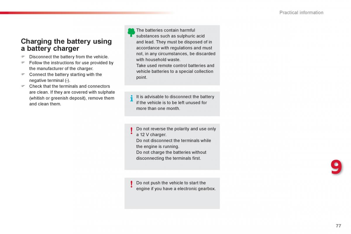 Citroen C1 I 1 owners manual / page 79