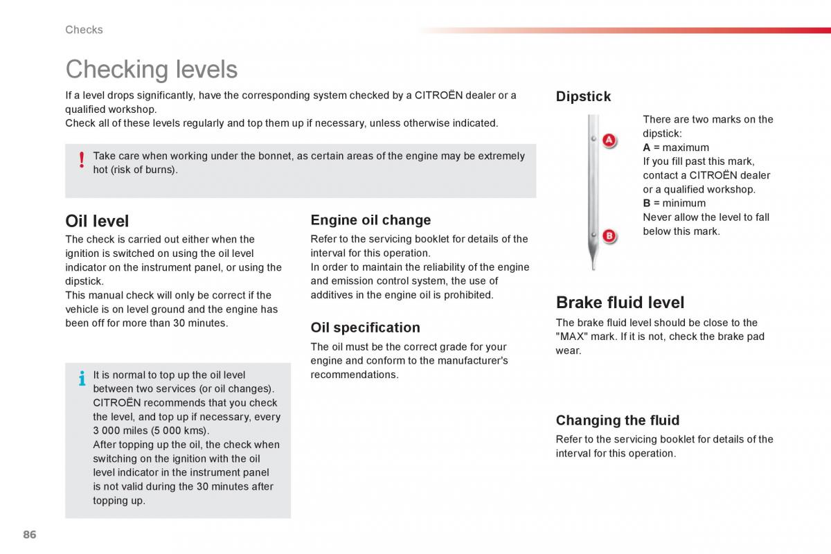 Citroen C1 I 1 owners manual / page 88