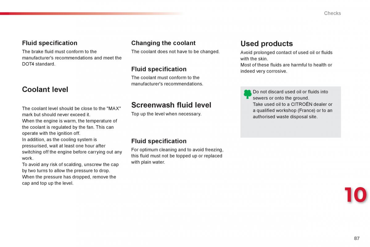 Citroen C1 I 1 owners manual / page 89