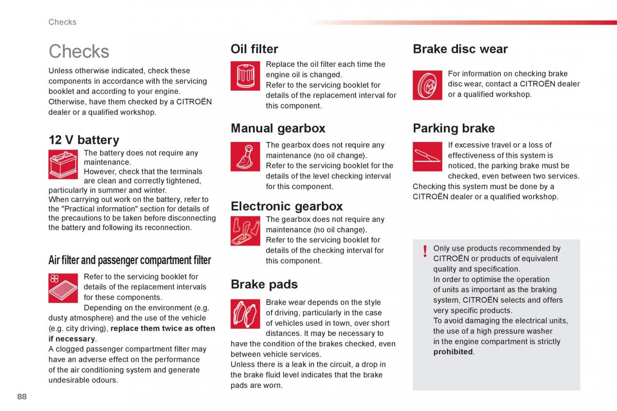 Citroen C1 I 1 owners manual / page 90