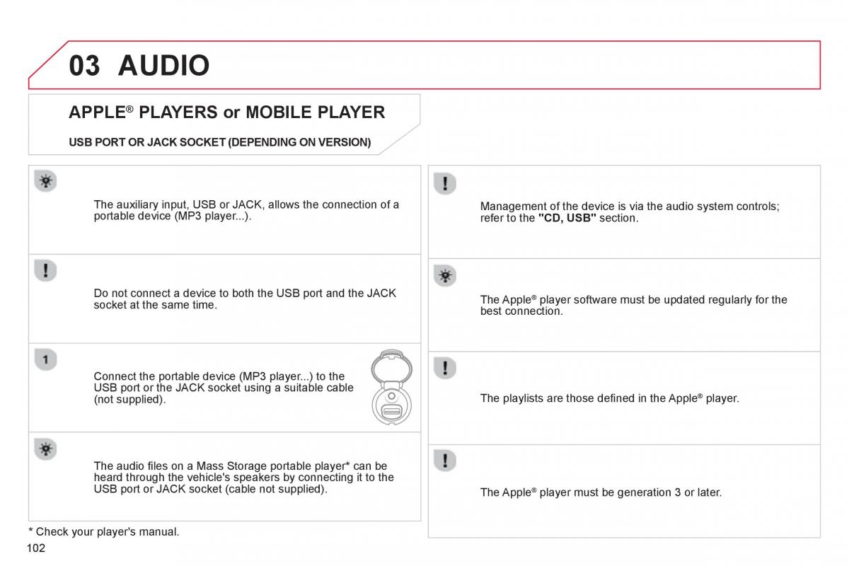 Citroen C1 I 1 owners manual / page 104