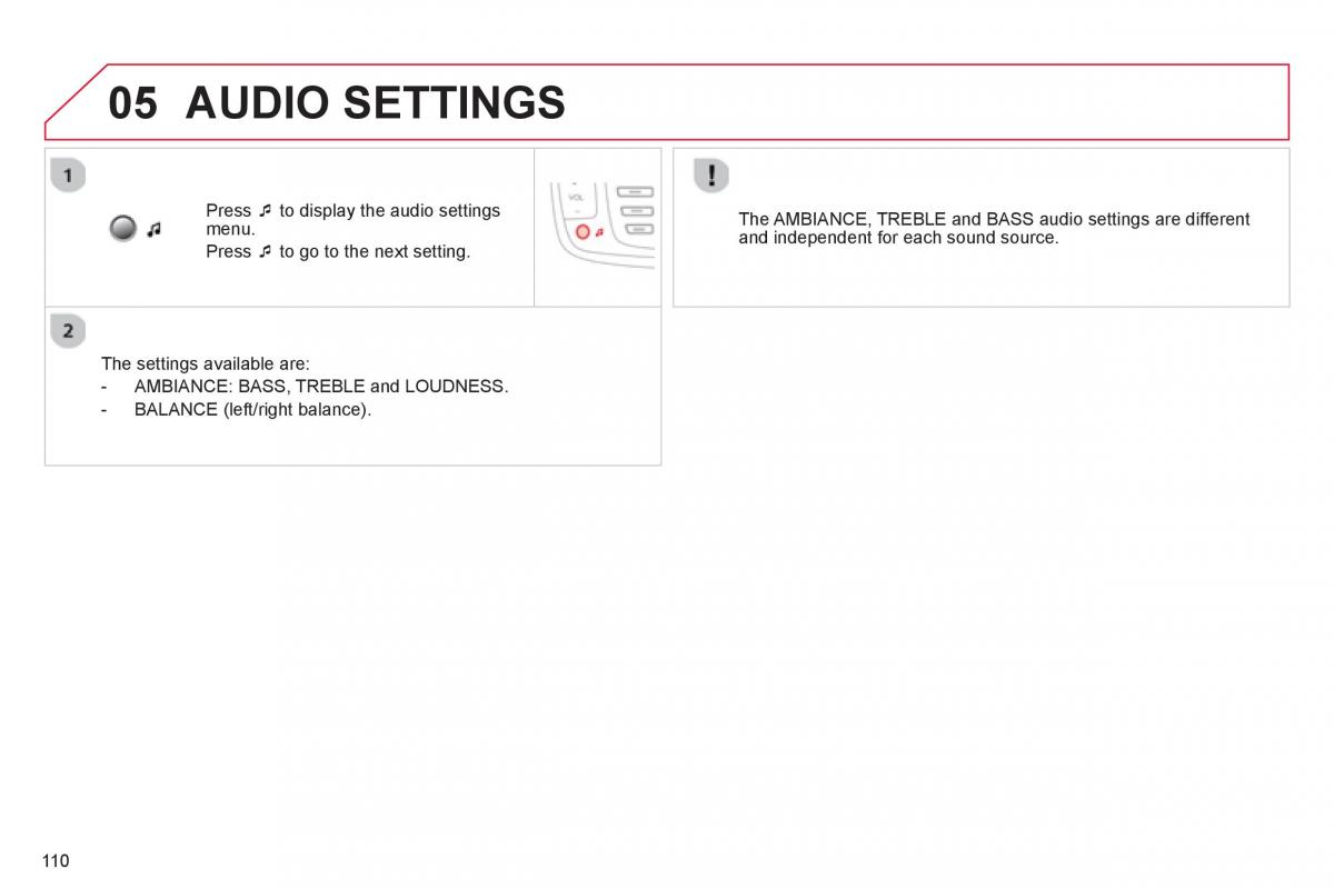 Citroen C1 I 1 owners manual / page 112