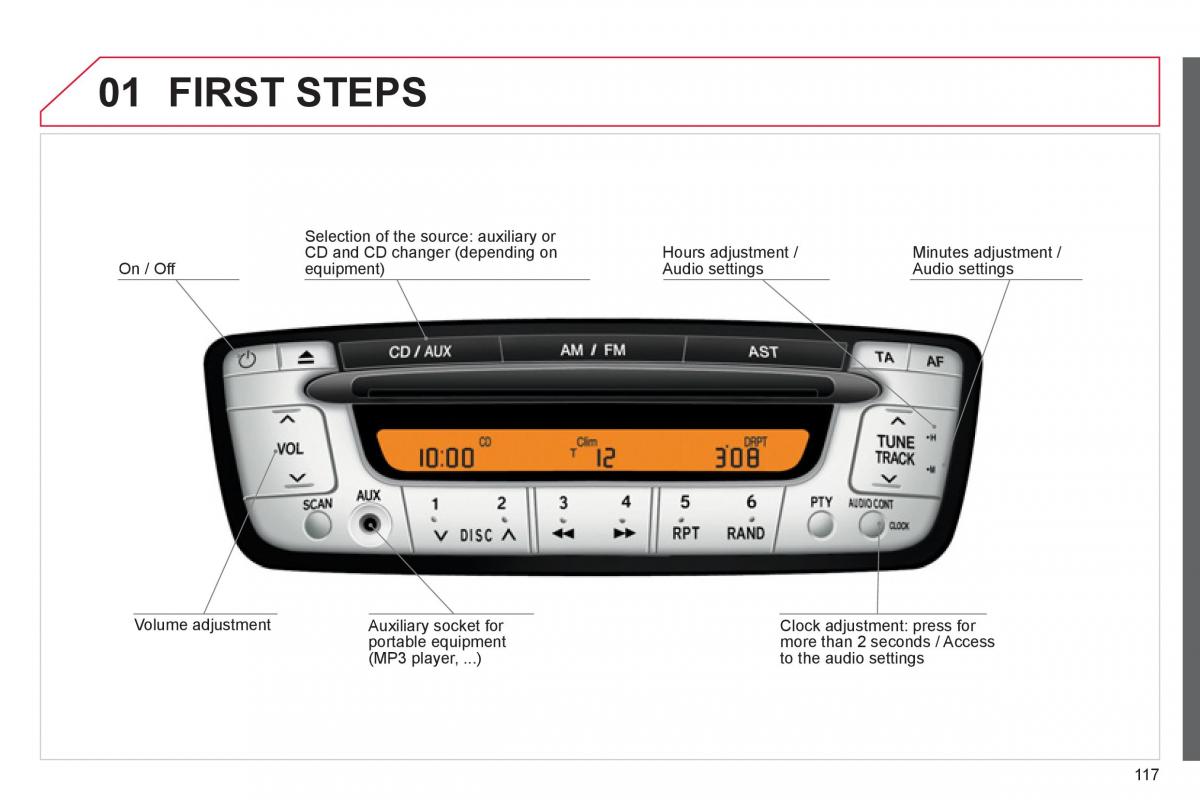 Citroen C1 I 1 owners manual / page 119