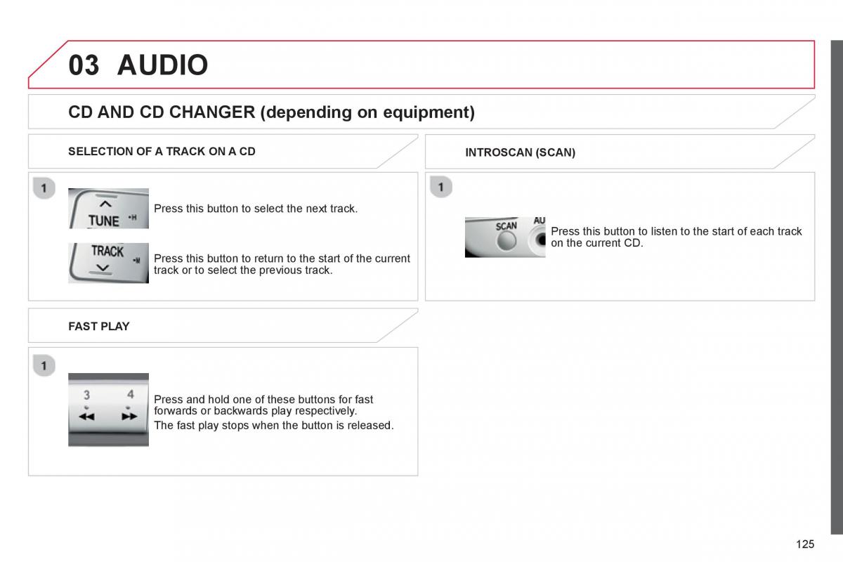 Citroen C1 I 1 owners manual / page 127