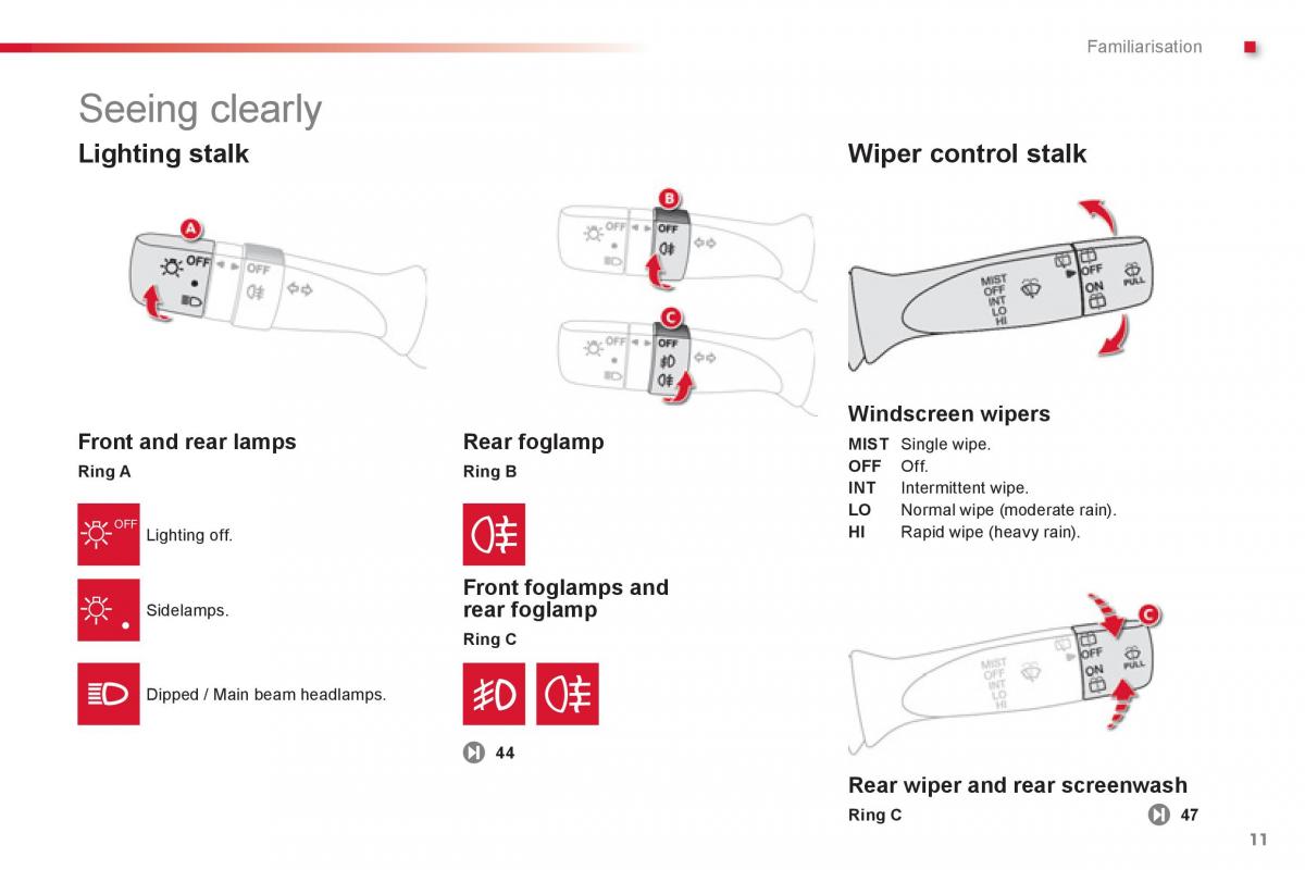 Citroen C1 I 1 owners manual / page 13
