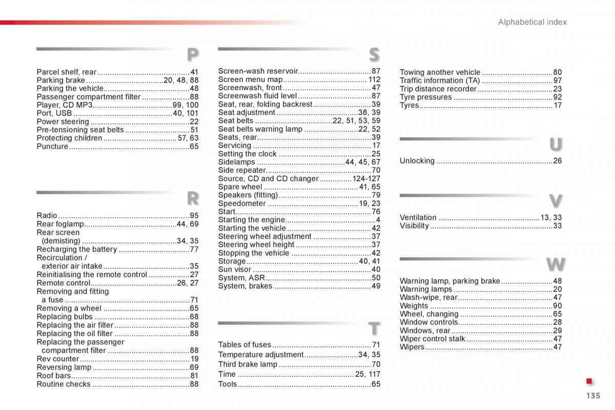 Citroen C1 I 1 owners manual / page 137