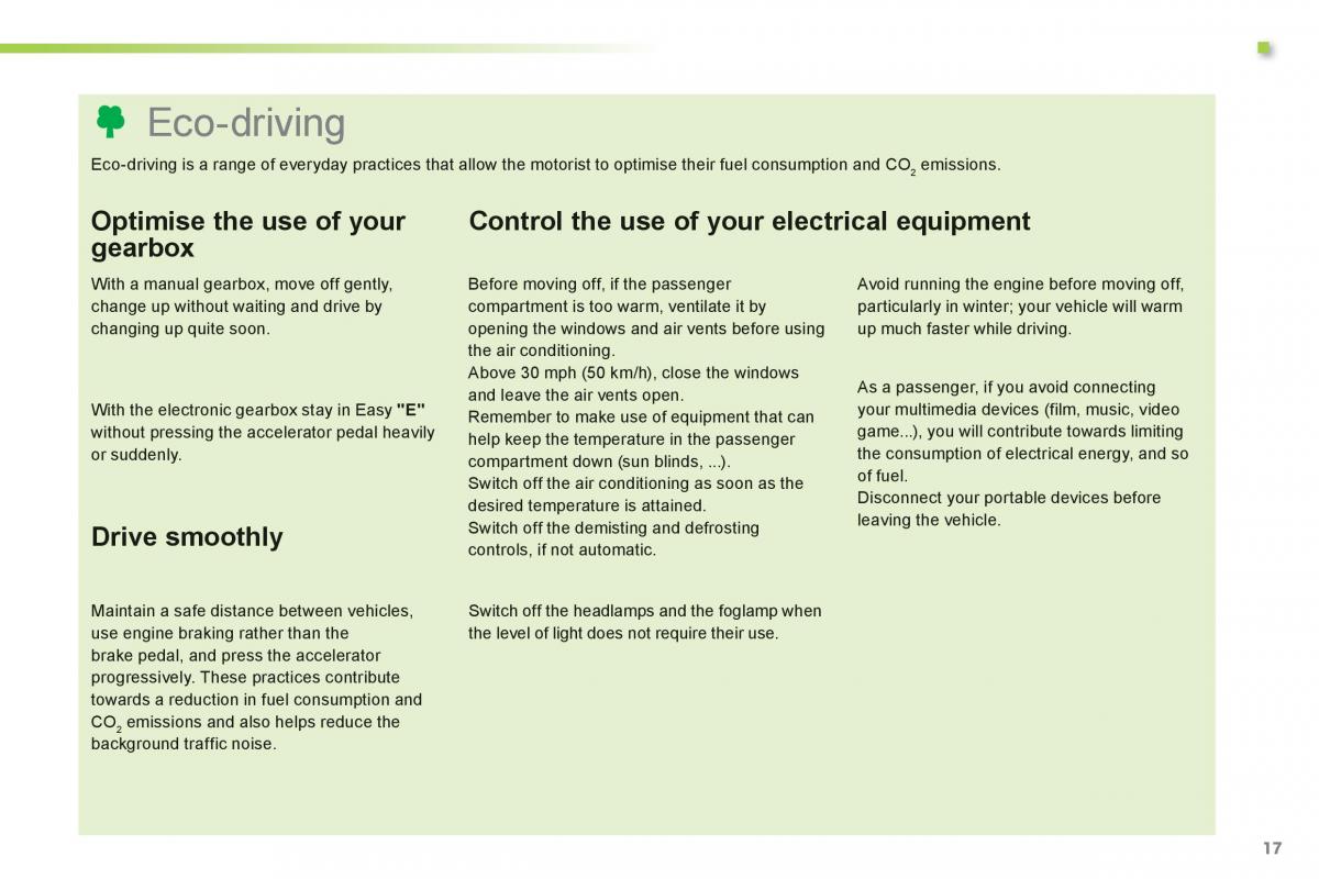 Citroen C1 I 1 owners manual / page 19