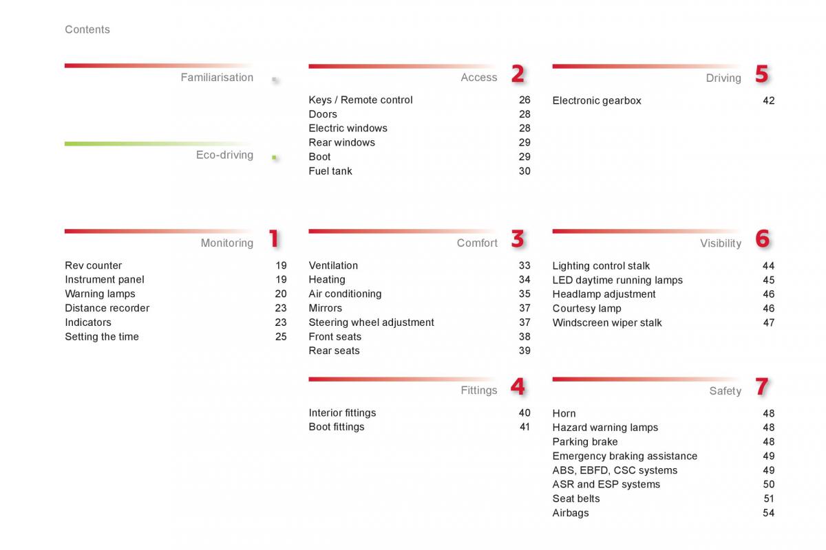 Citroen C1 I 1 owners manual / page 4