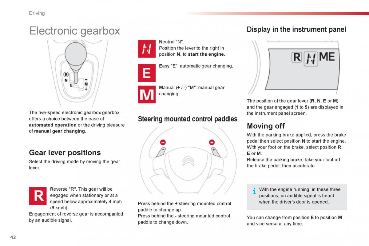 Citroen C1 I 1 owners manual / page 44