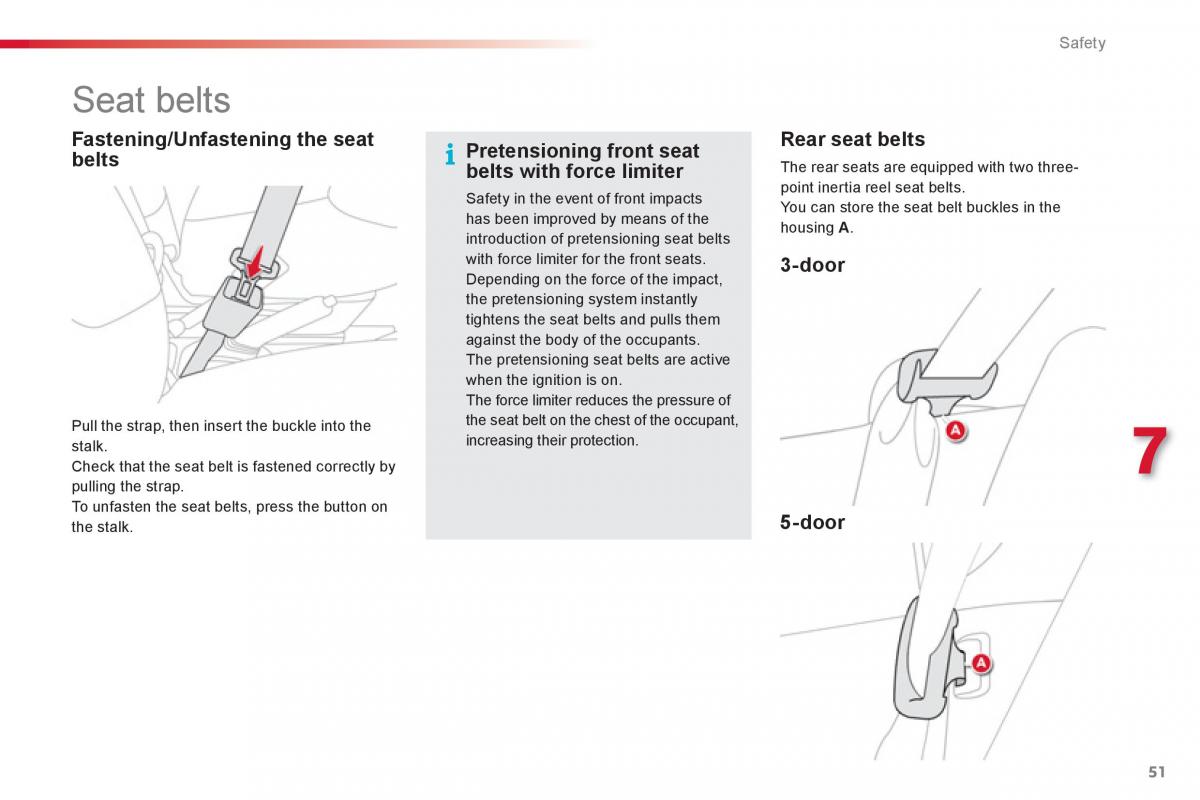 Citroen C1 I 1 owners manual / page 53