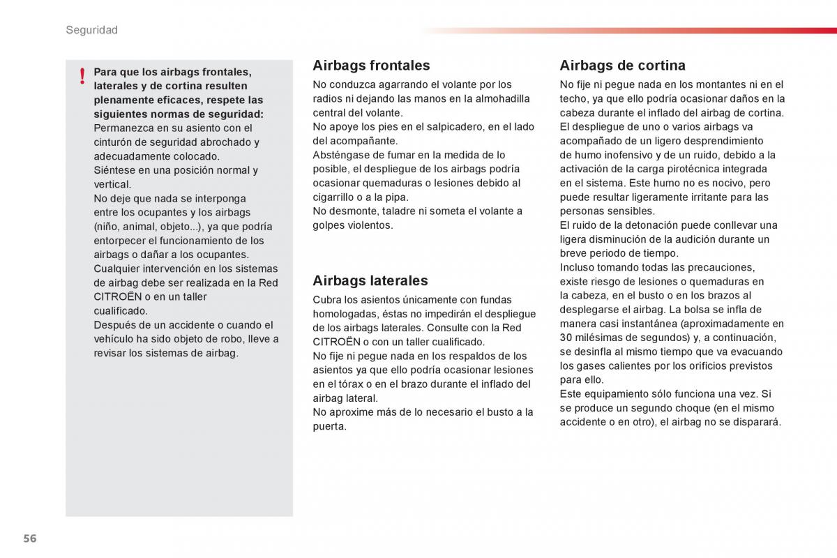 Citroen C1 I 1 manual del propietario / page 58