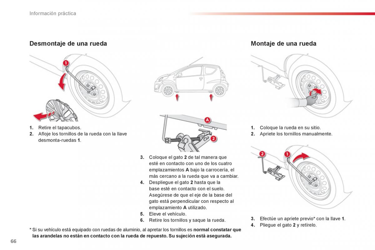 Citroen C1 I 1 manual del propietario / page 68