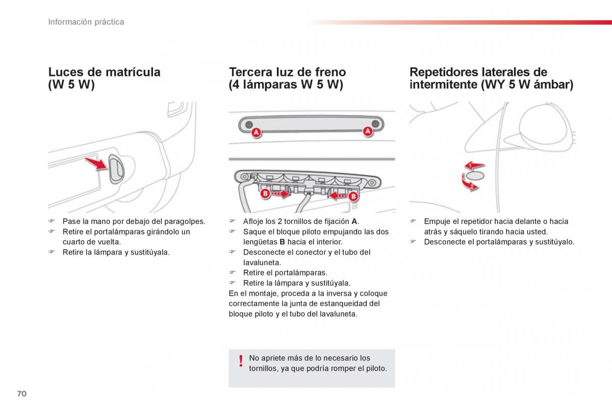 Citroen C1 I 1 manual del propietario / page 72