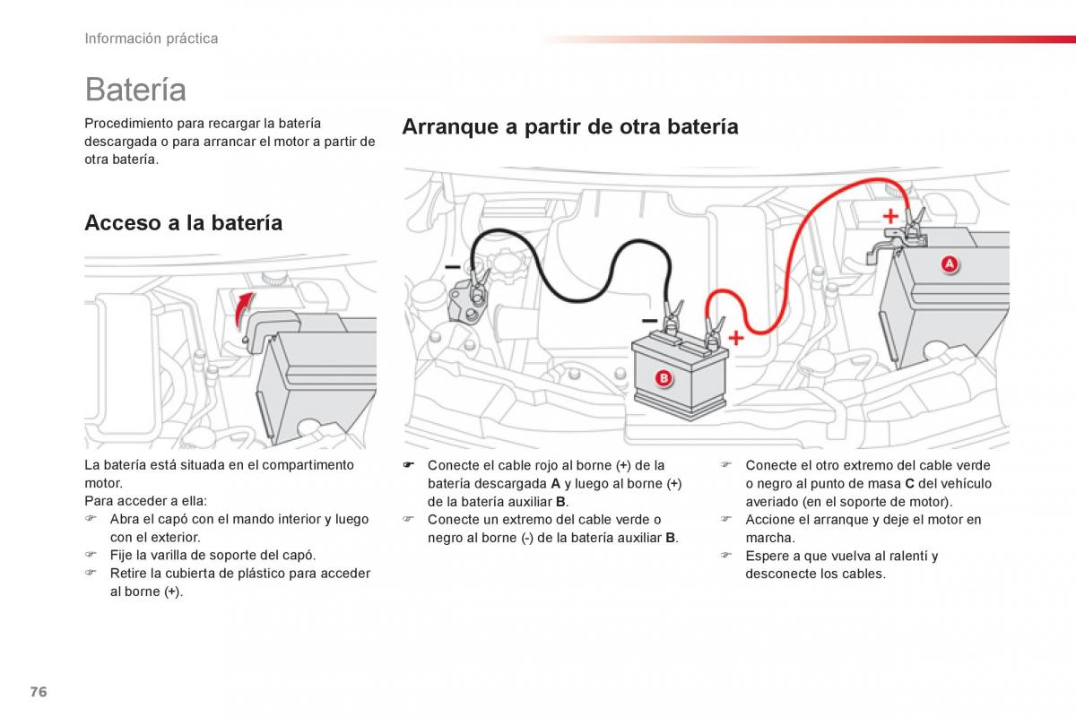 Citroen C1 I 1 manual del propietario / page 78