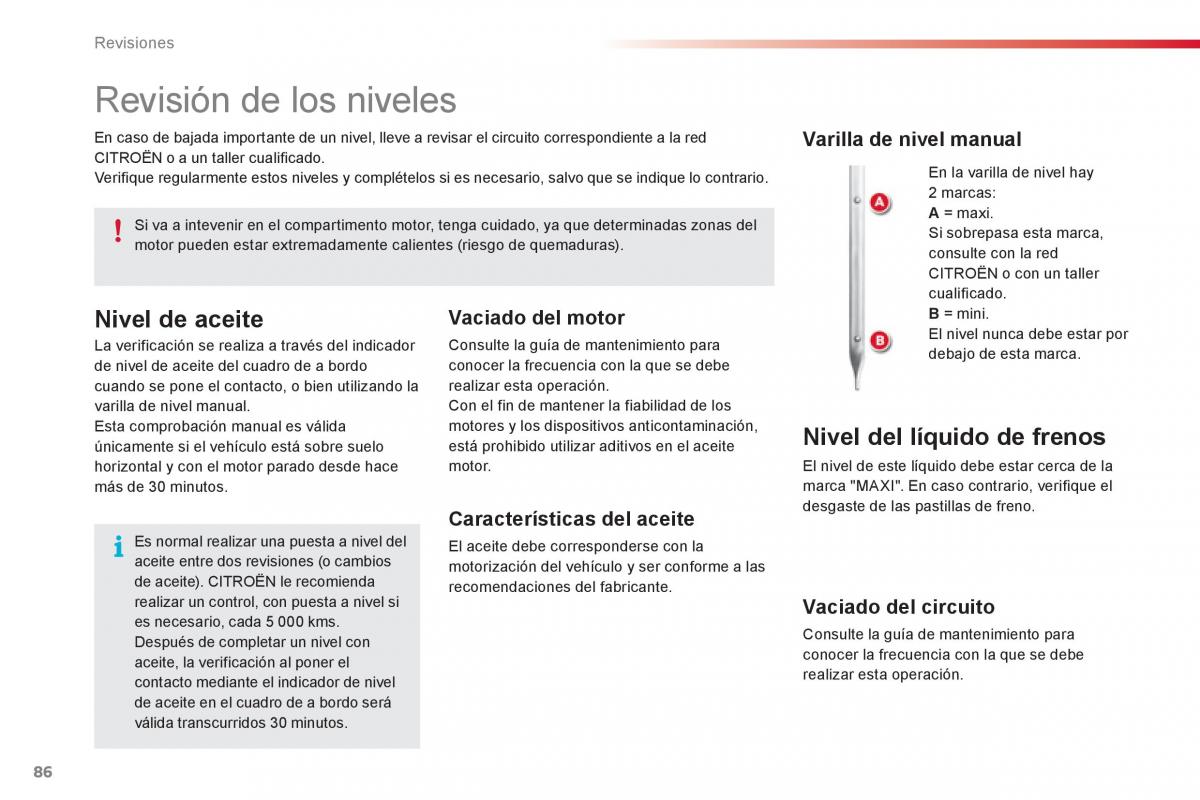 Citroen C1 I 1 manual del propietario / page 88