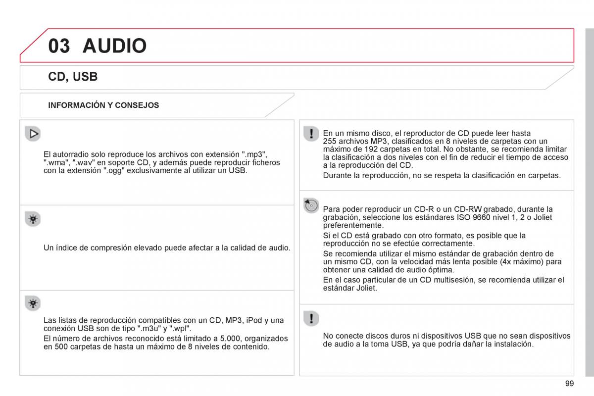 Citroen C1 I 1 manual del propietario / page 101