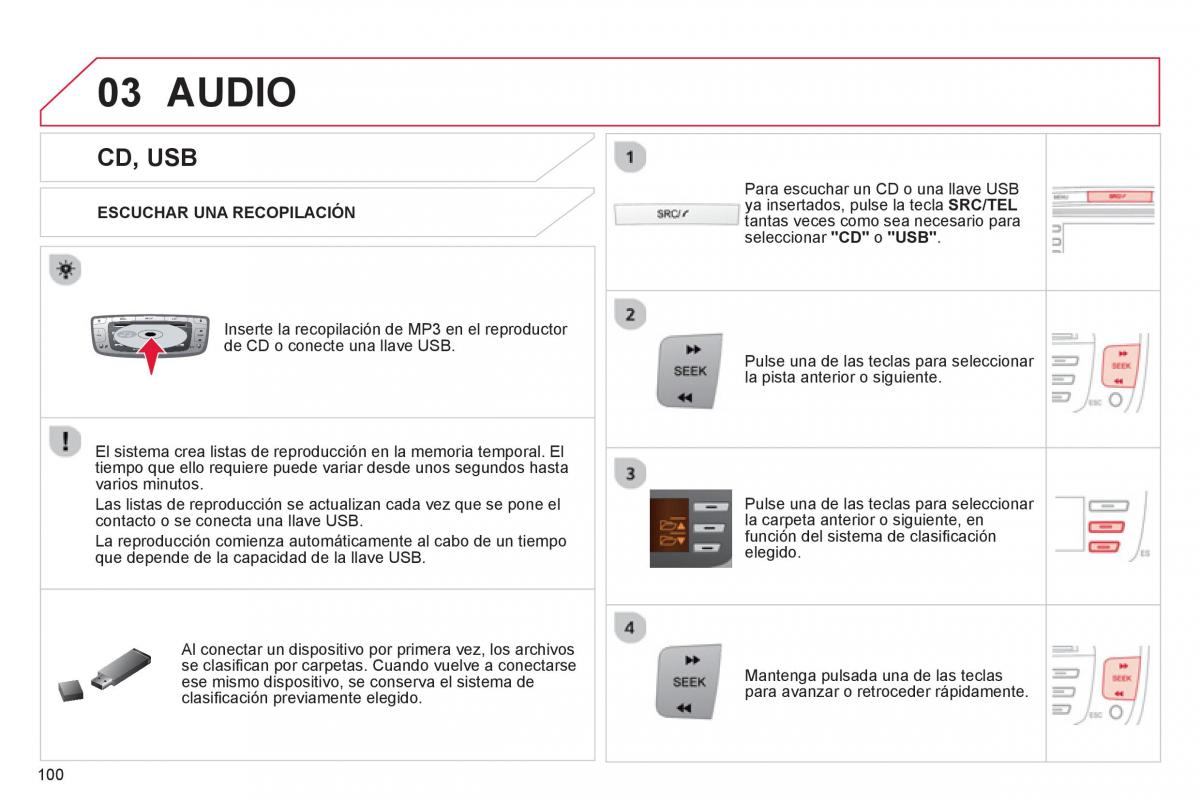 Citroen C1 I 1 manual del propietario / page 102