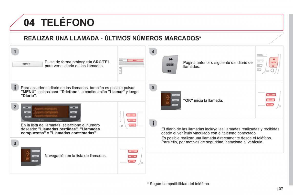 Citroen C1 I 1 manual del propietario / page 109