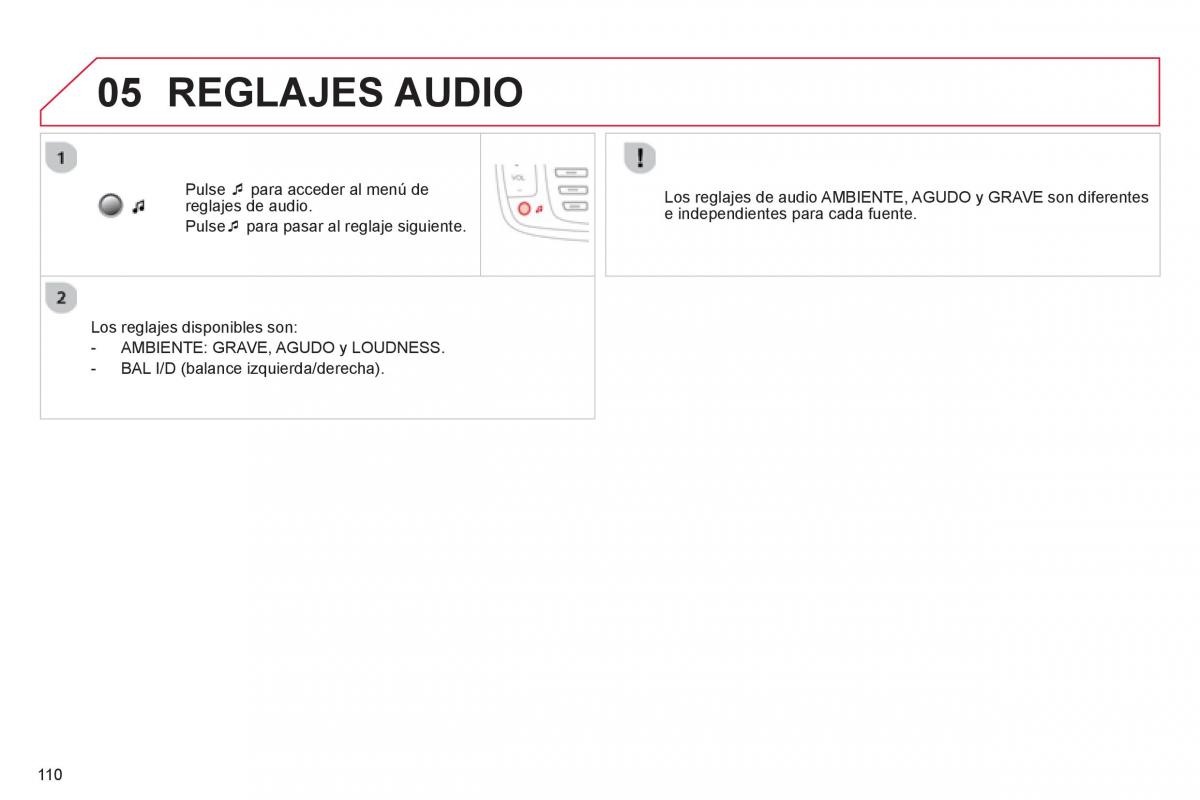 Citroen C1 I 1 manual del propietario / page 112