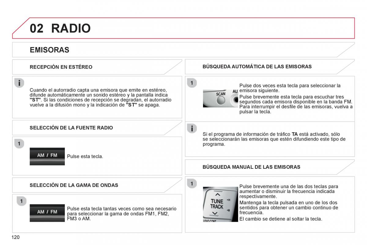 Citroen C1 I 1 manual del propietario / page 122