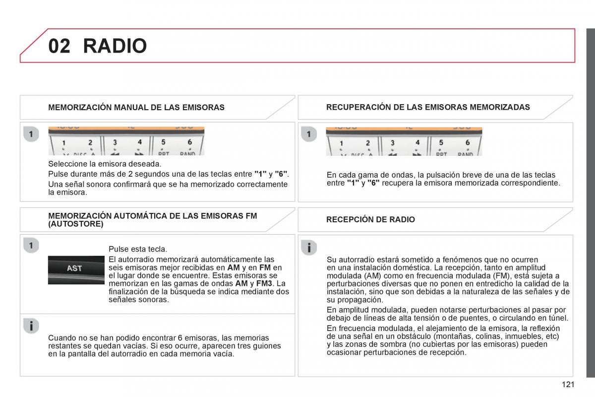 Citroen C1 I 1 manual del propietario / page 123