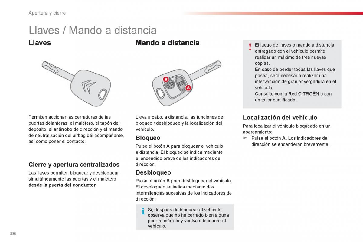 Citroen C1 I 1 manual del propietario / page 28