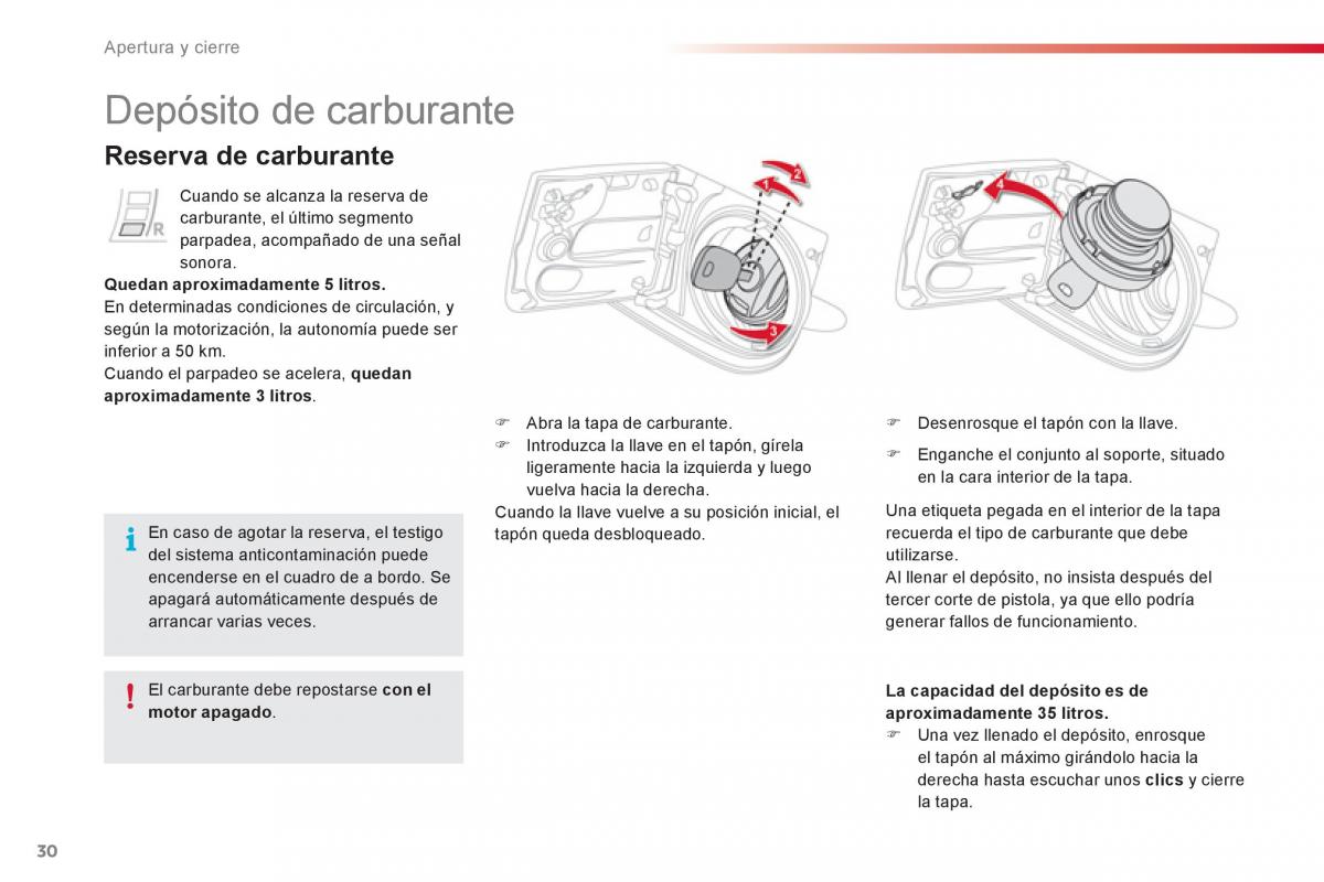 Citroen C1 I 1 manual del propietario / page 32