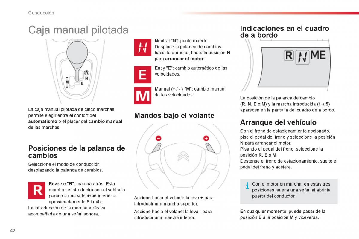 Citroen C1 I 1 manual del propietario / page 44