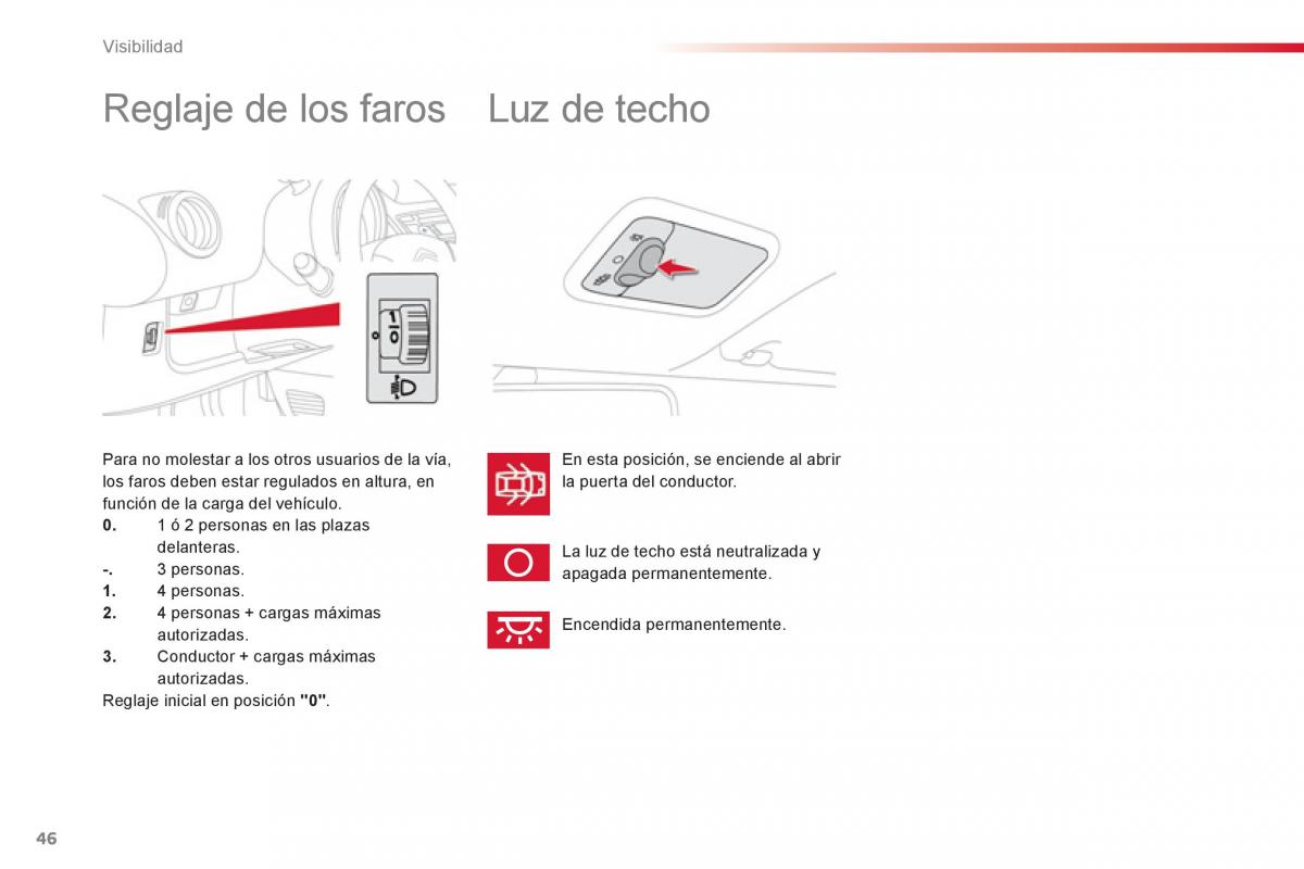 Citroen C1 I 1 manual del propietario / page 48