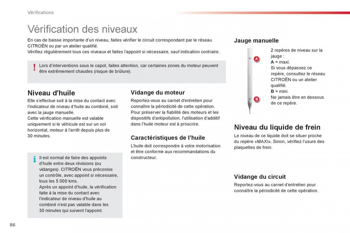 Citroen C1 I 1 manuel du proprietaire / page 88