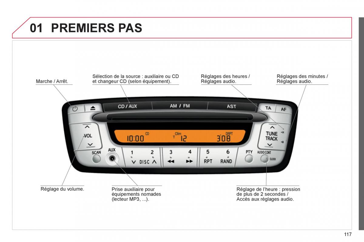 Citroen C1 I 1 manuel du proprietaire / page 119