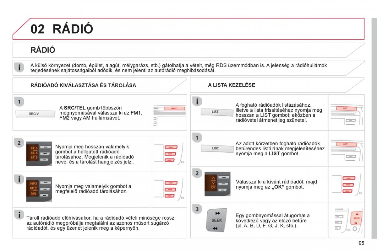 Citroen C1 I 1 Kezelesi utmutato / page 97