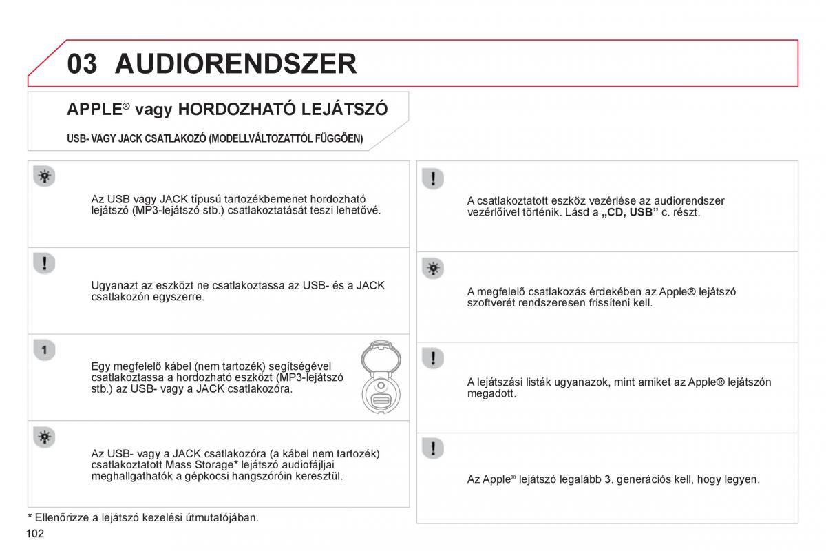 Citroen C1 I 1 Kezelesi utmutato / page 104