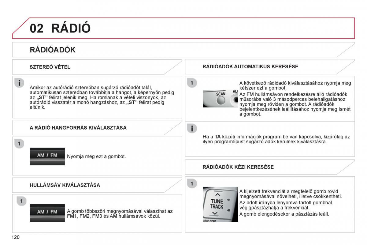 Citroen C1 I 1 Kezelesi utmutato / page 122