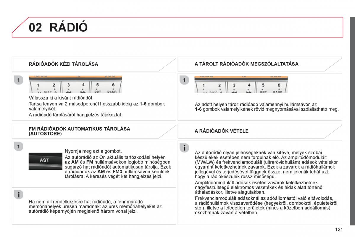 Citroen C1 I 1 Kezelesi utmutato / page 123