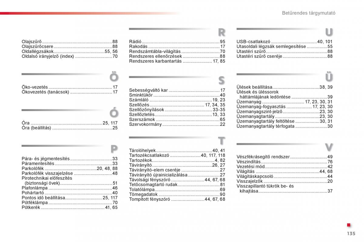 Citroen C1 I 1 Kezelesi utmutato / page 137