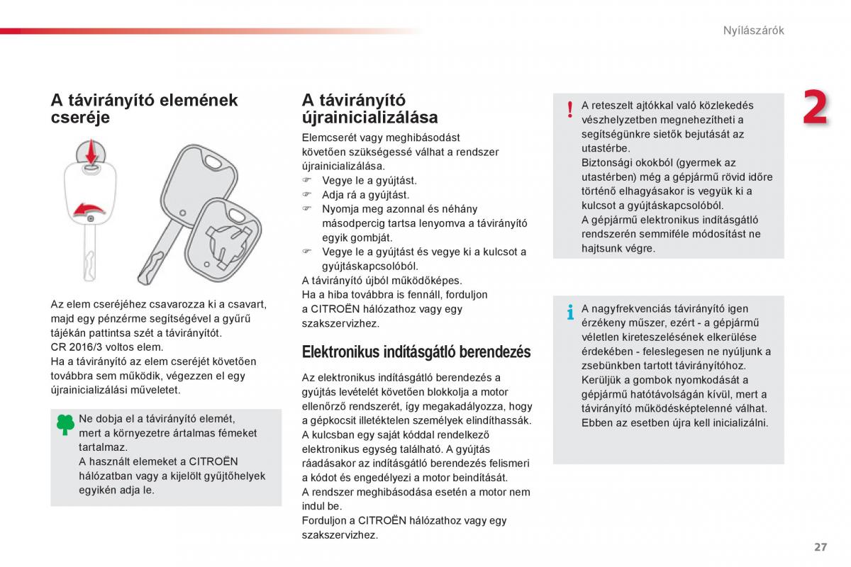 Citroen C1 I 1 Kezelesi utmutato / page 29