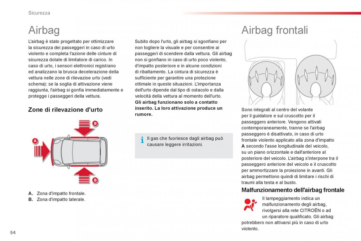 Citroen C1 I 1 manuale del proprietario / page 56